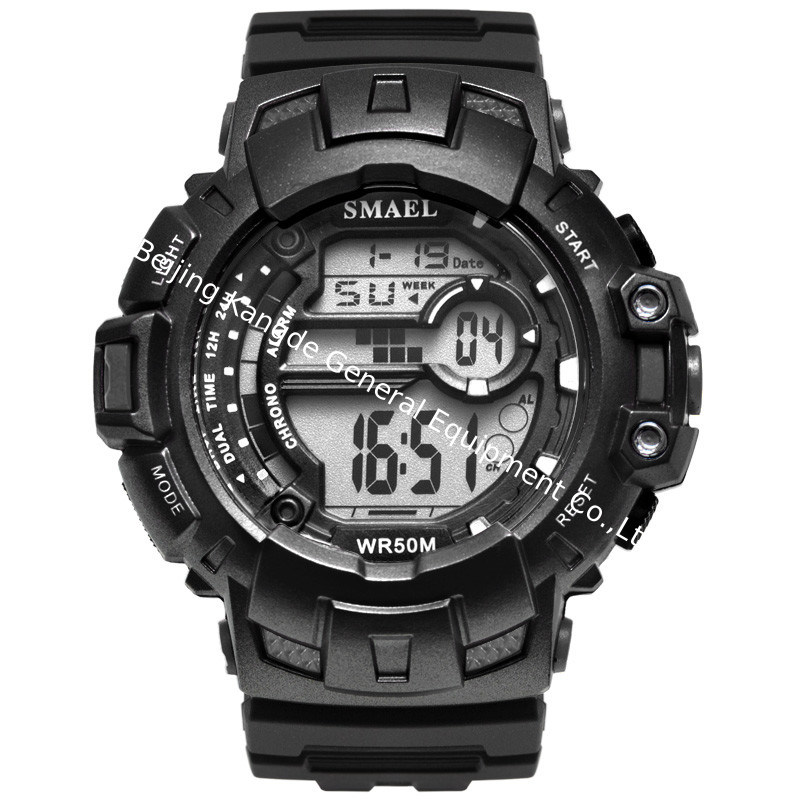 WJ-7700 Fashion Wholesales SMAEL Plastic Watches Big Face Waterproof OEM Handwatches Brand Auto Date Digital Men Wrist Watches