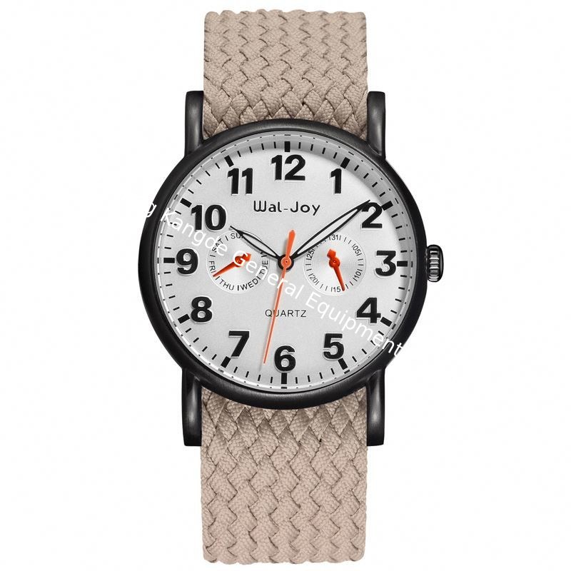 Wal-Joy Brand Knitted Strap Luxury Box Set Outdoor Quartz Men Watches 2017