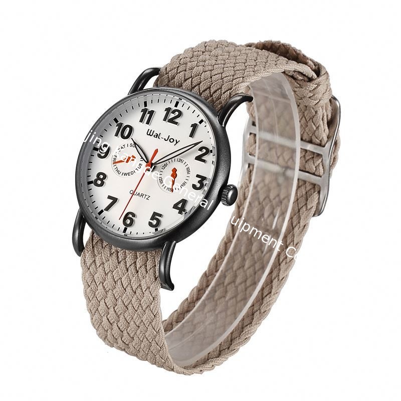 Wal-Joy Brand Knitted Strap Luxury Box Set Outdoor Quartz Men Watches 2017