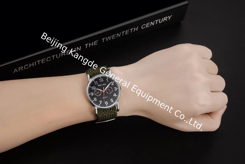 Wal-Joy Brand Knitted Strap Luxury Box Set Outdoor Quartz Men Watches 2017