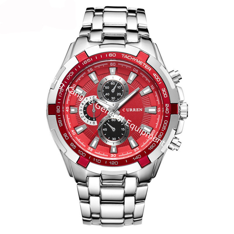 SW-1233 men water resistant Curren stainless steel hand watch