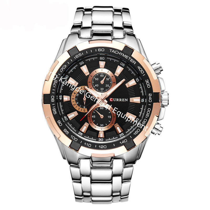 SW-1233 men water resistant Curren stainless steel hand watch