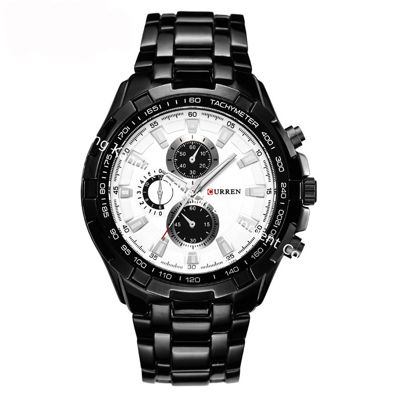 SW-1233 men water resistant Curren stainless steel hand watch