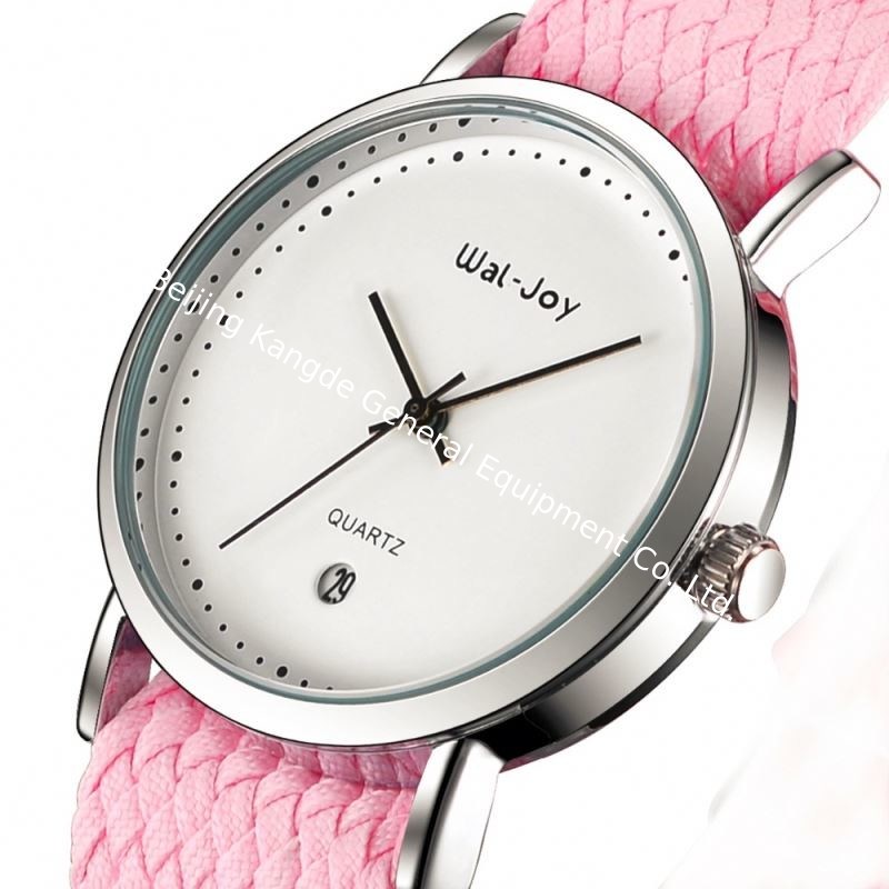 Wal-Joy Custom Logo Woven Strap Luxury Gift Watch Set for Girl Women Designers Watches Change Band DIY Child Wristwatch