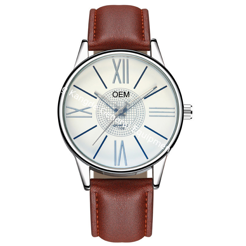 WJ-8111 Your Logo Newest Style Leather Band Handwatches for Men Concise Cheap Business Men Watches with Waterproof