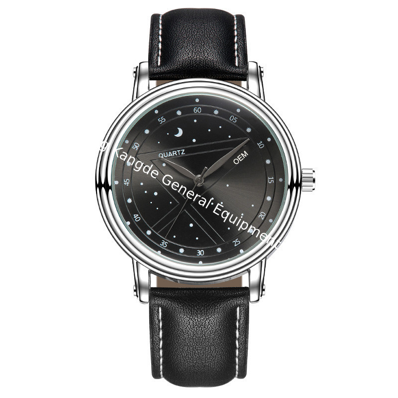 WJ-8109 Fashion Leather Wristwatch Waterproof Simple Popular Male watch Can Accept Small MOQ OEM Watch