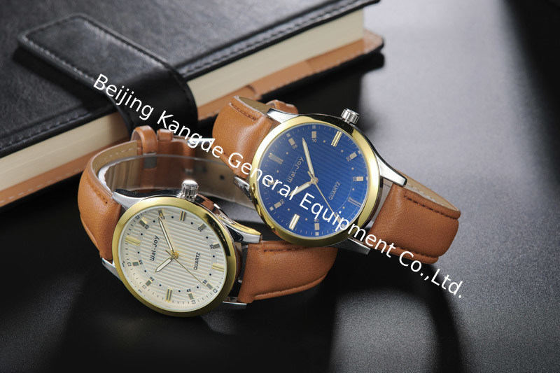 WJ-8107 New Design Factory Business Men Watches Waterproof Small OEM Handwathces Quartz Leather Wrist Watches
