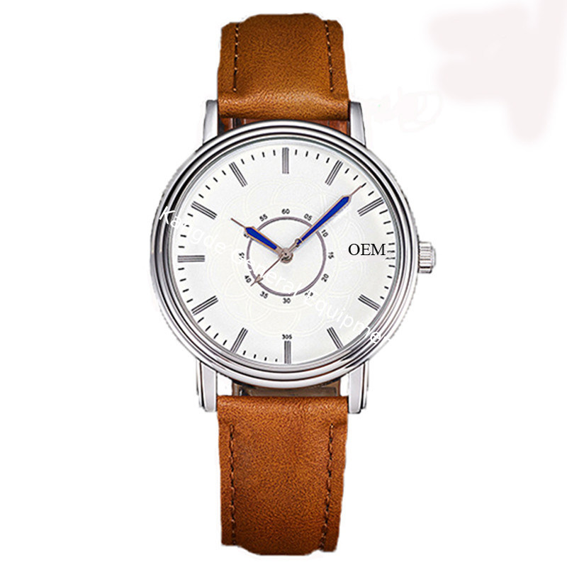 WJ-8108 Fashionable Simple Men's Watch Waterproof High-quality Quartz watch High-grade Small MOQ OEM watch