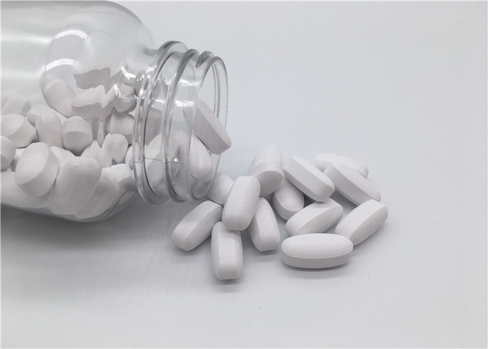 White Colored Oval Shaped Glucosamine Supplements Sulphate Tablet Cartilage Health Shark  GT63