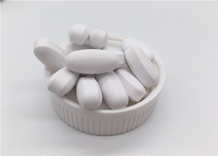 White Colored Oval Shaped Glucosamine Supplements Sulphate Tablet Cartilage Health Shark  GT63