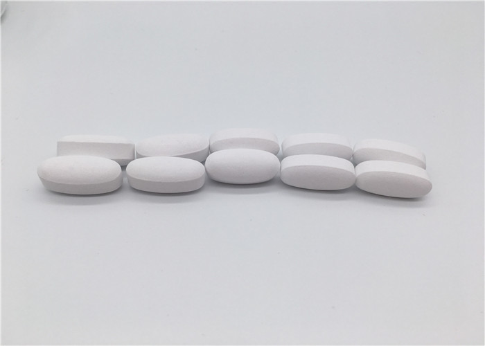 White Colored Oval Shaped Glucosamine Supplements Sulphate Tablet Cartilage Health Shark  GT63
