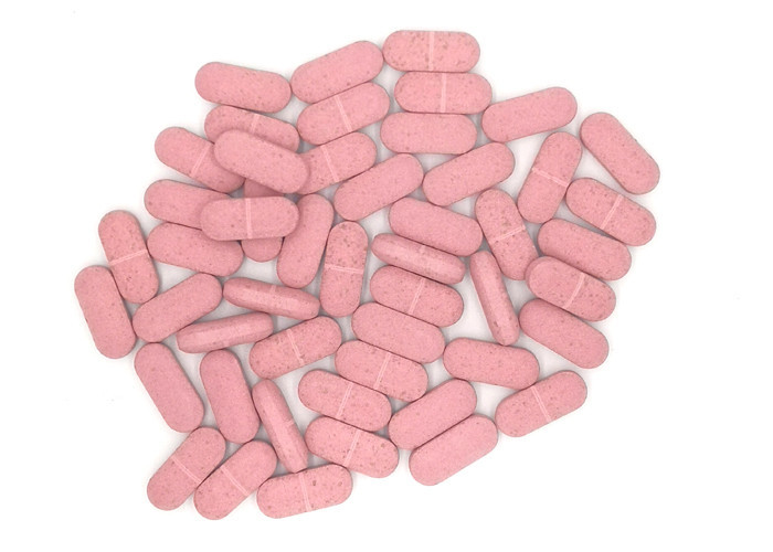 Multivitamin Supplements Tablet Vitamins Minerals Purple Red Colored MT9G