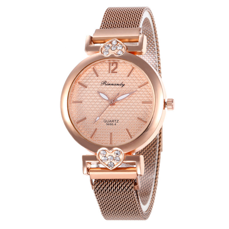 WJ-8566 2019 Newest Hotsale Lady Hand Health Alloy Case Magnetic Mesh Wrist Watch