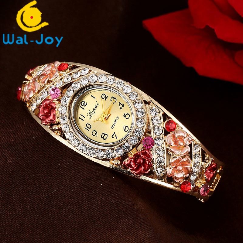WJ-6534 New Arrival Unique Design Factory Direct Classic Flower Bracelet Watch