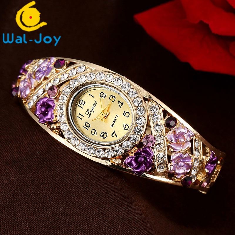 WJ-6534 New Arrival Unique Design Factory Direct Classic Flower Bracelet Watch