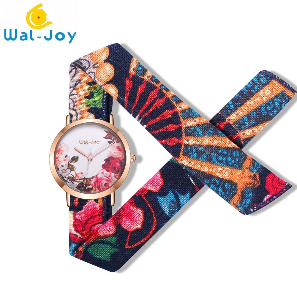 WJ9020 Wholesale Cheap High Quality Waterproof Flower Pretty Wal-Joy Brand Watch