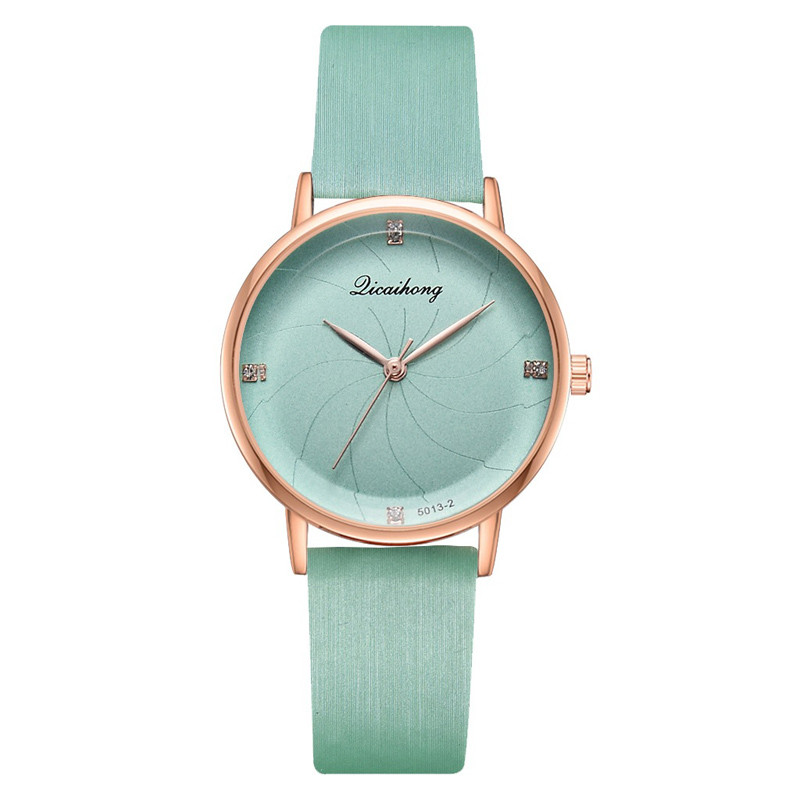 WJ-8454 Fashion Charm Good Quality Alloy Watch Case Analog Watch Ladies Leather Watch