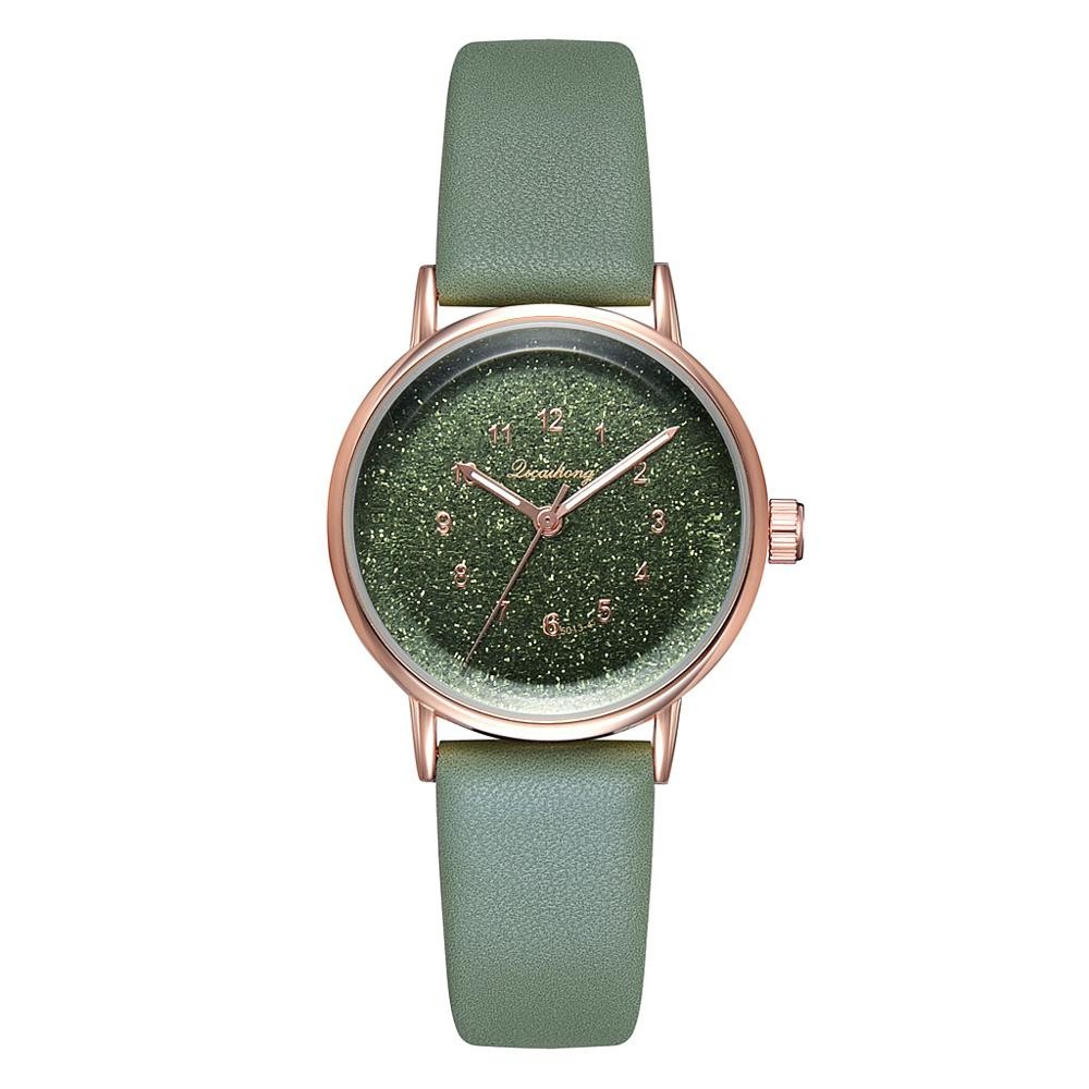WJ-8448 Fashion Woman Good Quality Many Colors White Band Women Leather Watch