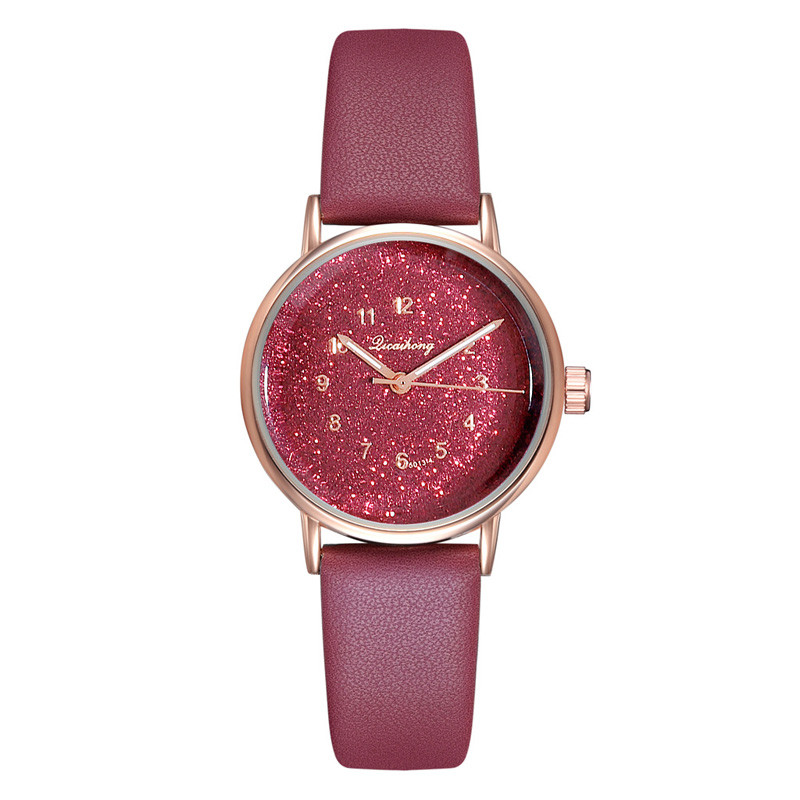 WJ-8448 Fashion Woman Good Quality Many Colors White Band Women Leather Watch