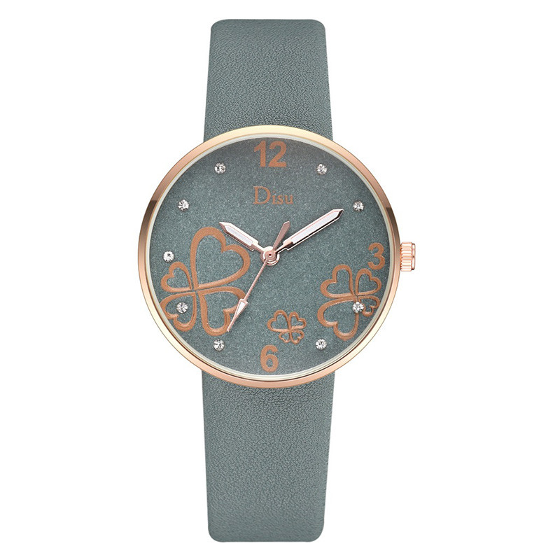 WJ-8393 New Fashion Watch Ladies Leather Band Strap Alloy Case Watch