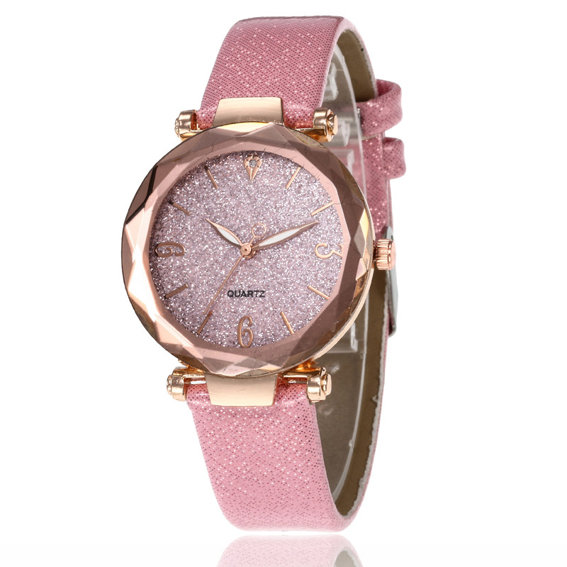 WJ-7781 Fashion Woman Leather Lady Hand Watch