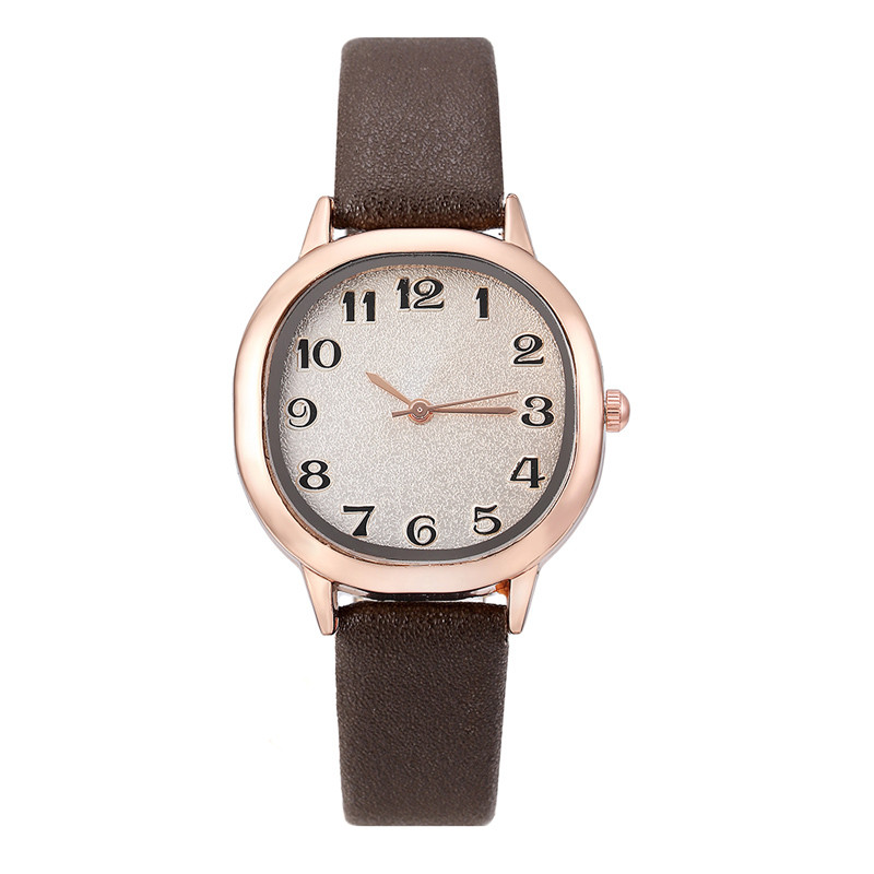 WJ-7875 Classic Simple Leather Band Quartz Movement Lady Watch Wholesale Beautiful Multicolor Fancy Women Hand-Watch