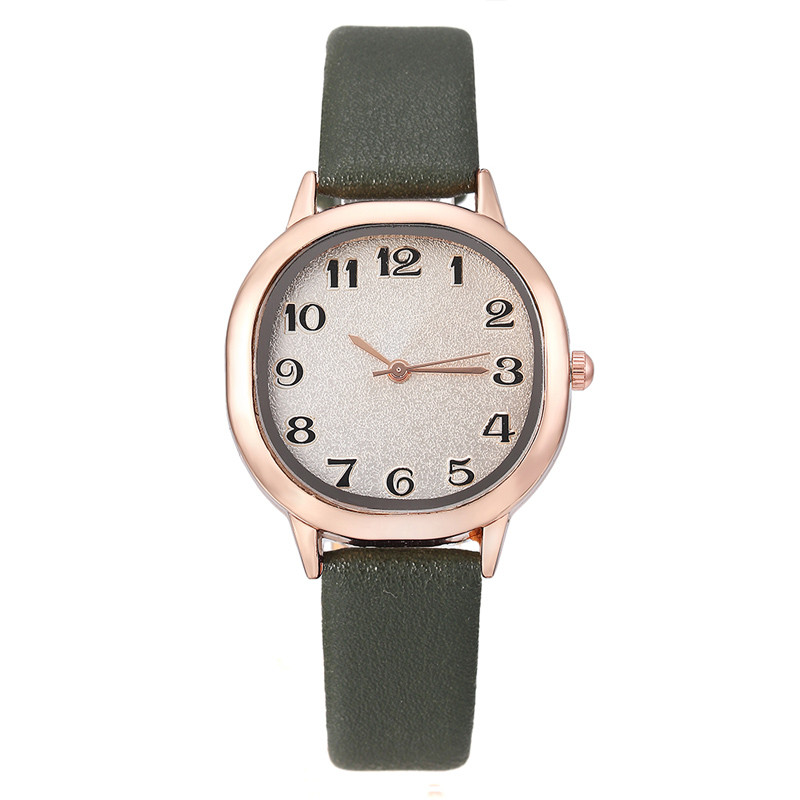 WJ-7875 Classic Simple Leather Band Quartz Movement Lady Watch Wholesale Beautiful Multicolor Fancy Women Hand-Watch