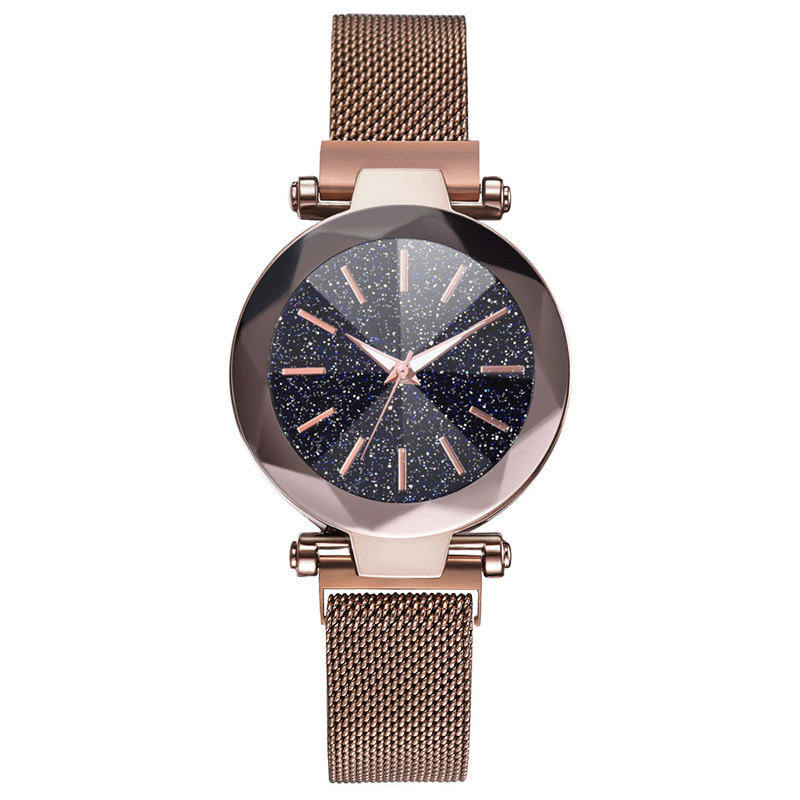 WJ-8485 Charm Good Quality Alloy Case Ladies Stainless Steel Magnetic Watch Band Watch