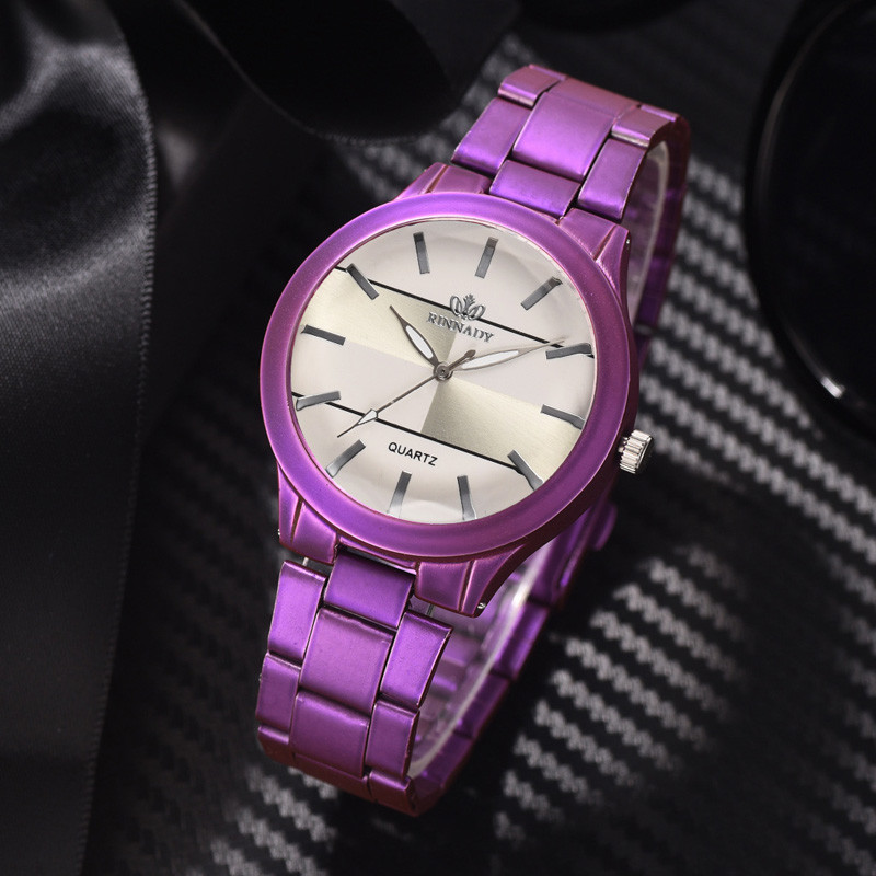 WJ-8464 Good Quality Blue Alloy Case Wrist Cheap Alloy Watch For Women