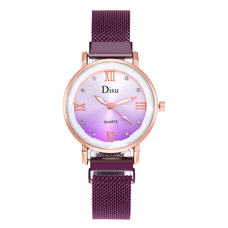 WJ-8458 New Fashion Watch Ladies Chinese Good Quality Magnetic Watch Strap Stainless Steel Band Watch