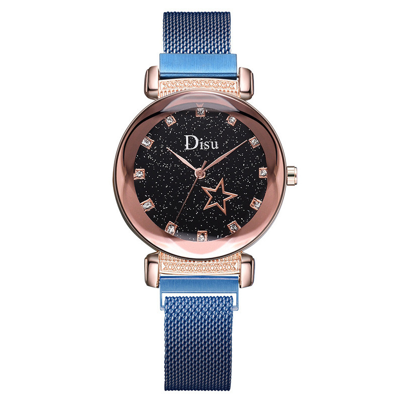 WJ-8384 Fashion Women Stainless Steel Magnetic Band Watch