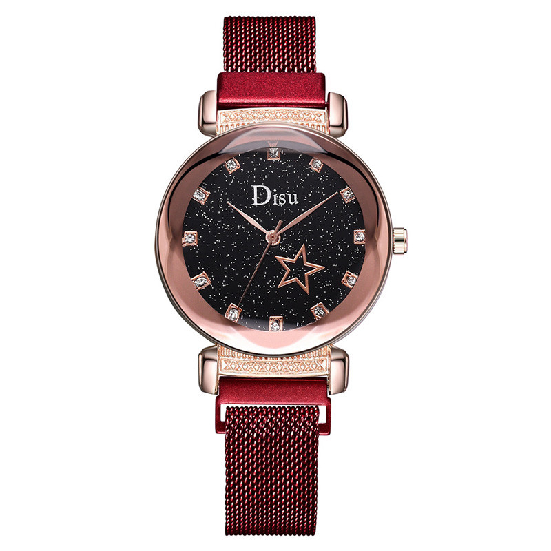 WJ-8384 Fashion Women Stainless Steel Magnetic Band Watch