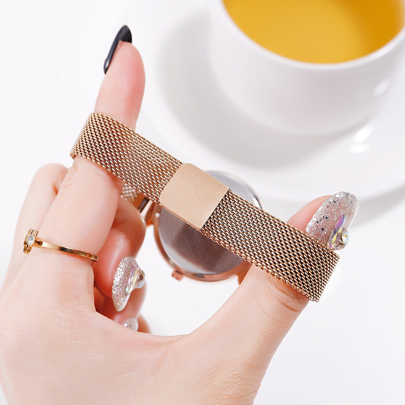 WJ-8384 Fashion Women Stainless Steel Magnetic Band Watch