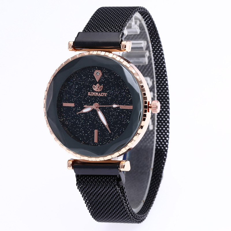 WJ-7867 Colorful Newest Creative Fashion Lady Hand Watch Charming Magnet Buckle Mesh Belt Women Watches