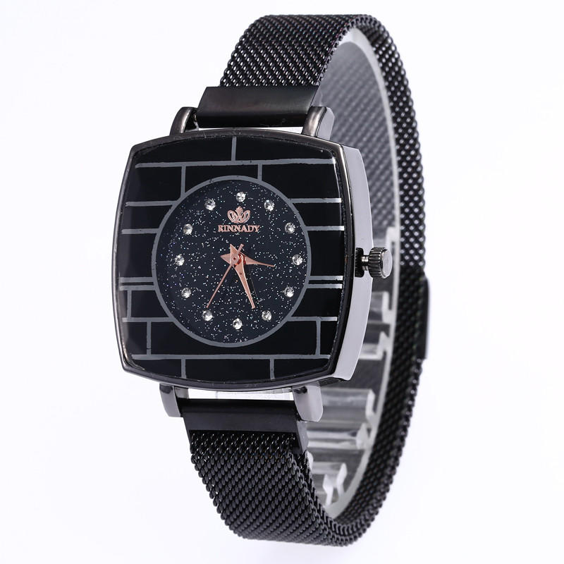 WJ-7872 Square Case Special Starry Sky Dial Simple Female Watch Factory Direct Latest Magnet Hottest Lady Watches