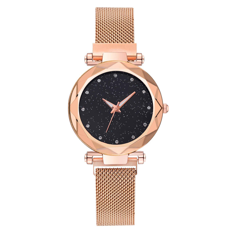 WJ-7921 2019 Newest Vibrating Sound Explosions Stock Wholesale Ladies Star Quartz Alloy Lazy Watch Magnet Buckle Women watch
