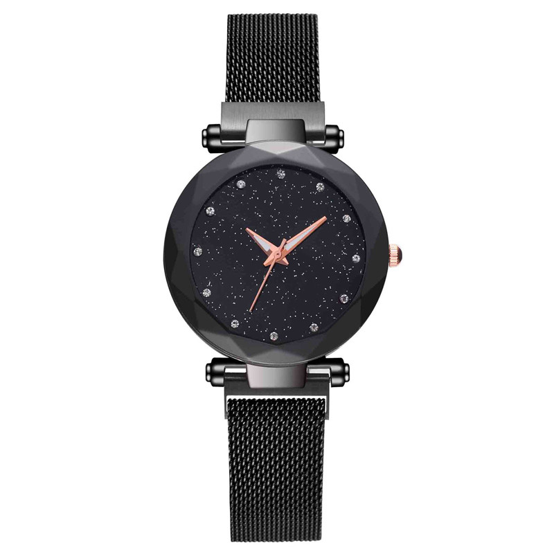 WJ-7921 2019 Newest Vibrating Sound Explosions Stock Wholesale Ladies Star Quartz Alloy Lazy Watch Magnet Buckle Women watch