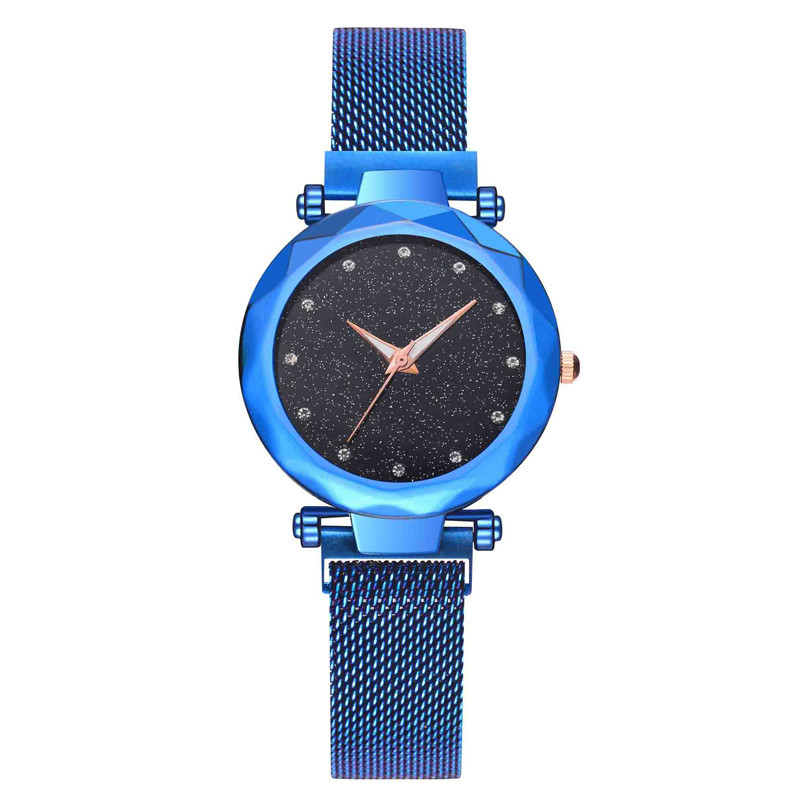 WJ-7921 2019 Newest Vibrating Sound Explosions Stock Wholesale Ladies Star Quartz Alloy Lazy Watch Magnet Buckle Women watch