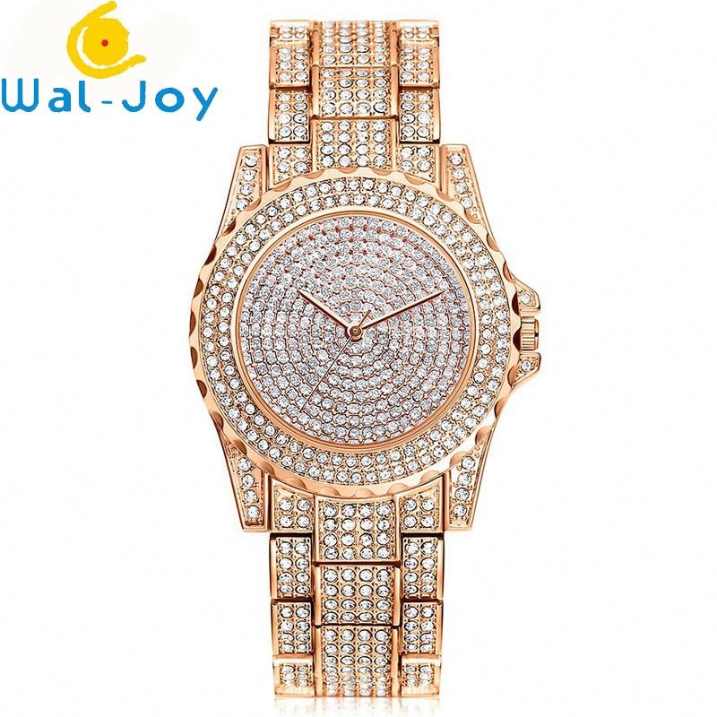 WJ-6433 Crystal Rhinestone Charming Beautiful Elegant Fashion Fancy Wristwatch