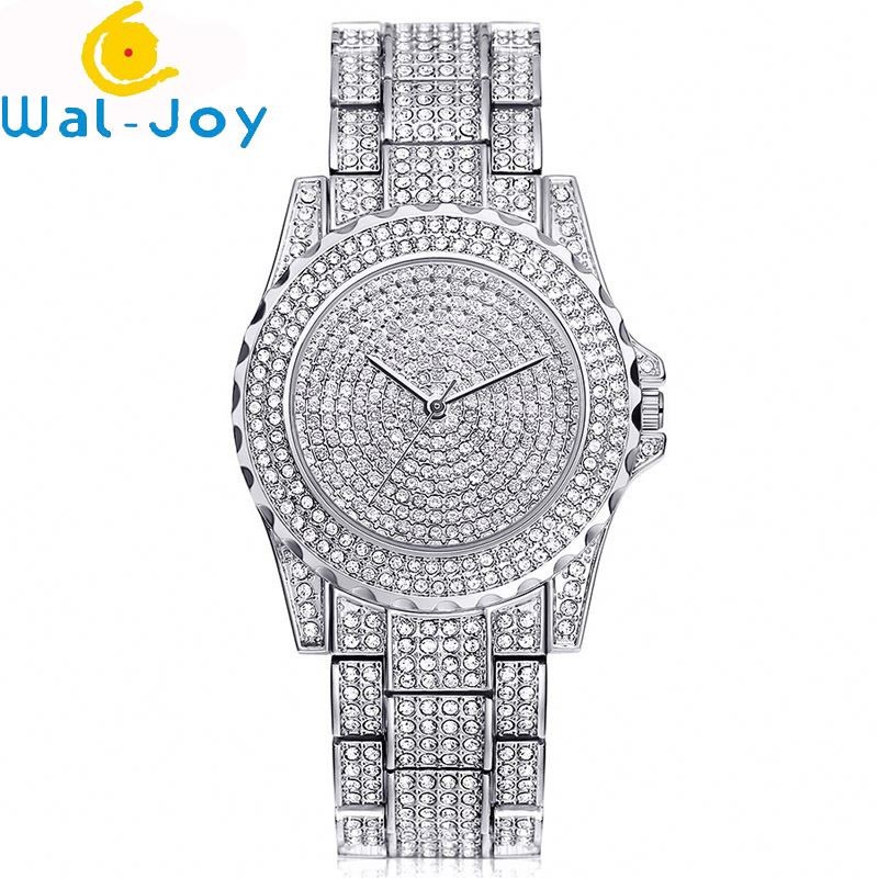 WJ-6433 Crystal Rhinestone Charming Beautiful Elegant Fashion Fancy Wristwatch