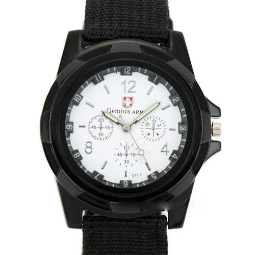 SW-545 Hot Sale Fashion Nylon Band Quartz Army Men Watch