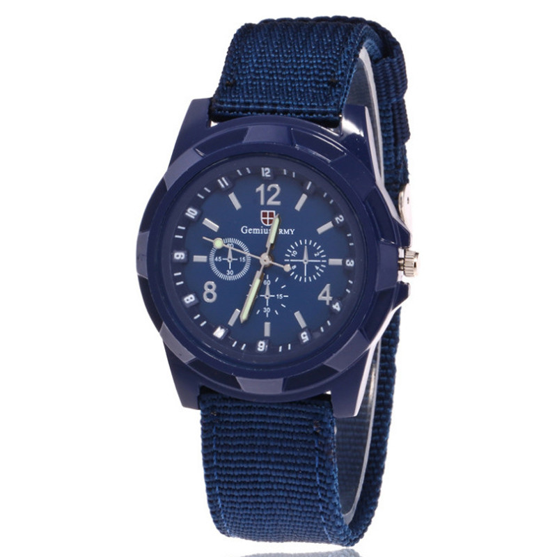 SW-545 Hot Sale Fashion Nylon Band Quartz Army Men Watch