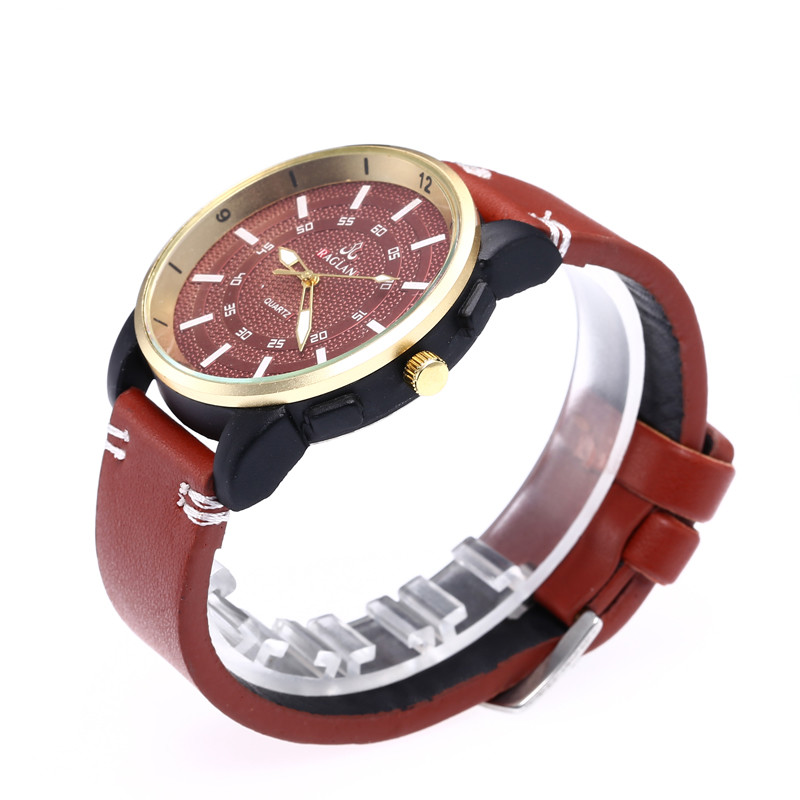 WJ-7967 Hot Sale Watches Men Wrist  Fashion Leather Men Analog Watch