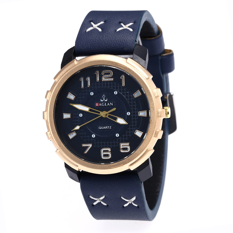 WJ-7968 New Style Leather Strap Style Leather Band Smart Watch For Men