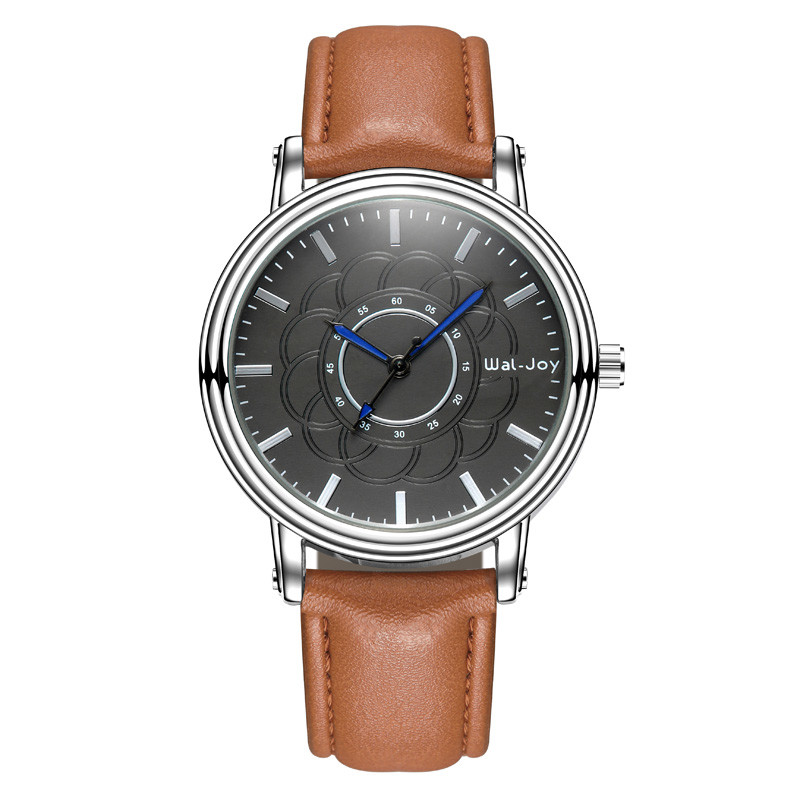 WJ-8108 Waterproof Leather Band Simple Fancy Feature Charming Quartz Waterproof OEM Custom Watch