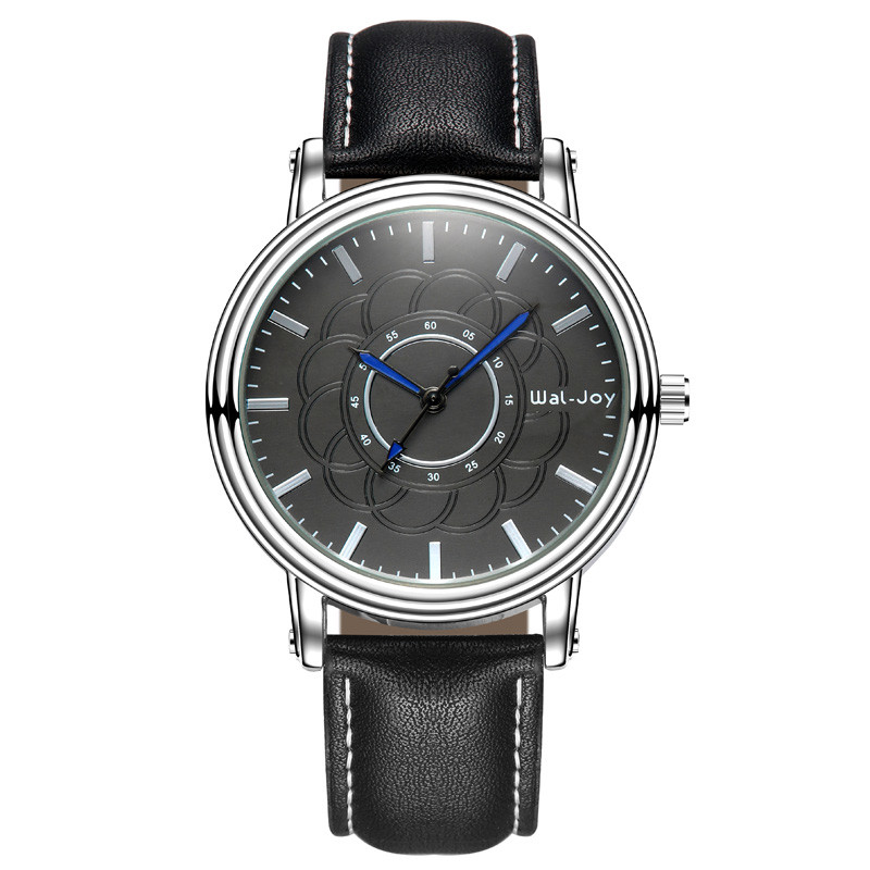 WJ-8108 Waterproof Leather Band Simple Fancy Feature Charming Quartz Waterproof OEM Custom Watch
