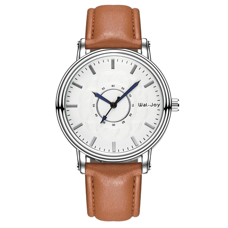 WJ-8108 Waterproof Leather Band Simple Fancy Feature Charming Quartz Waterproof OEM Custom Watch