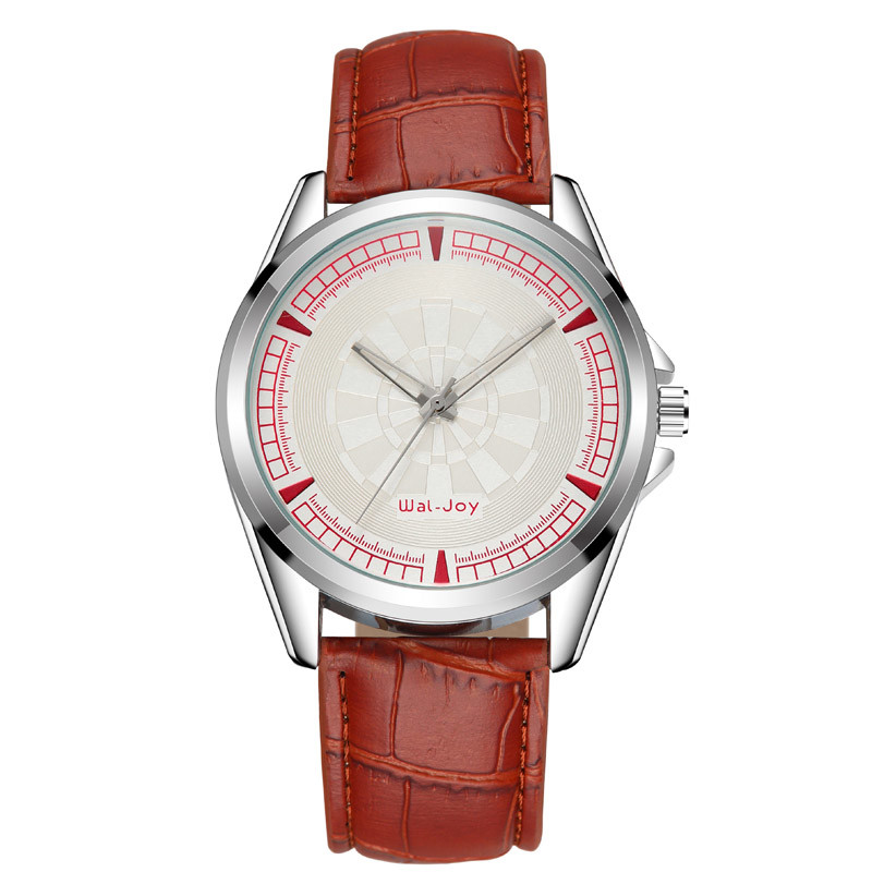 WJ-8105 Good Price High Quality Hot Sale Quartz Watch Low MOQ OEM Wristwatch Leather Strap Waterproof Watch