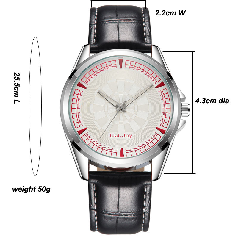 WJ-8105 Good Price High Quality Hot Sale Quartz Watch Low MOQ OEM Wristwatch Leather Strap Waterproof Watch