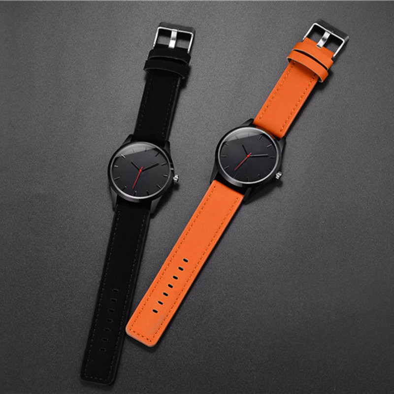 WJ-7126 China Wal-Joy watch factory hot selling leather men handwatches big face simple casual wristwatches